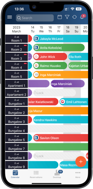 Aplicación móvil mobile-calendar
