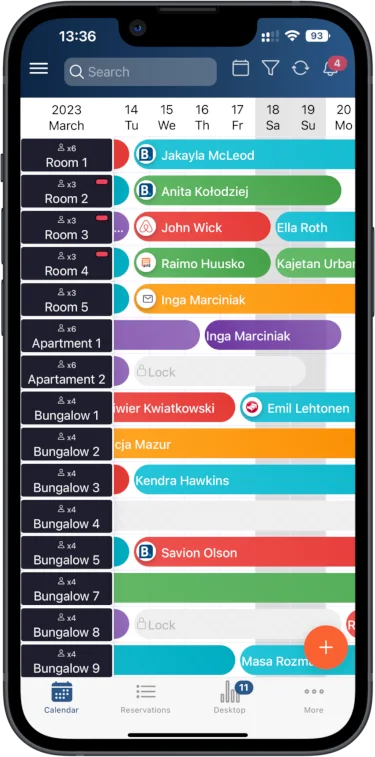Mobile application mobile-calendar